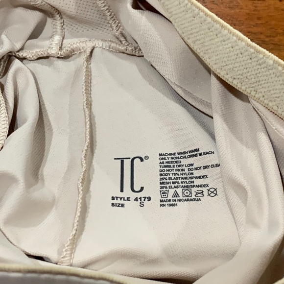 TC Fine Intimates Adjust Perfect Hi Waist Thigh Slimmer Nude S - 4179 Small - Picture 4 of 8